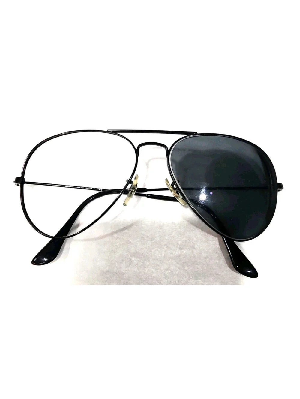 Ray Ban RB3025 L2823 No Lenses Aviator Black Sunglasses Frame 58-14 Italy